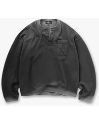 Represent - Heavyweight Henley Sweater - Lyst