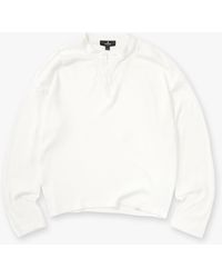 Represent - Initial Henley Waffle Long Sleeve T-Shirt - Lyst