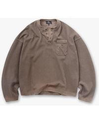 Represent - Heavyweight Henley Sweater - Lyst
