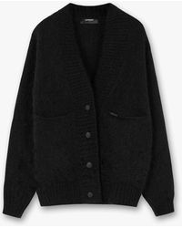 Represent Mohair Blend Knit Cardigan in 