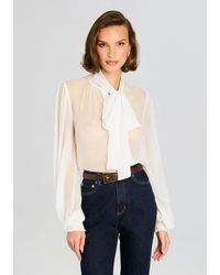 retroféte - Hasli Silk Chiffon Top - Lyst