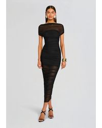 SER.O.YA - Noel Mesh Midi Dress - Lyst
