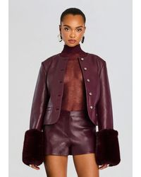 retroféte - Talvi Leather Jacket - Lyst