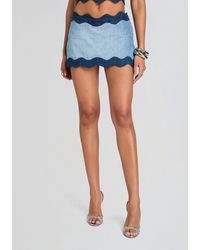 retroféte - Iselda Denim Skort - Lyst