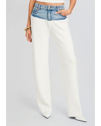 SER.O.YA - Chani Knit Denim Pant - Lyst