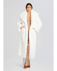 retroféte - Averie Faux Fur Coat - Lyst