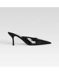 retroféte - Francesca Leather Kitten Mule - Lyst