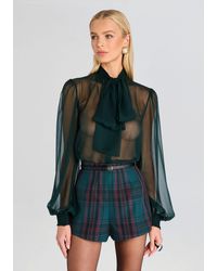retroféte - Hasli Silk Chiffon Top - Lyst