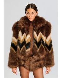 retroféte - Ismay Faux Fur Bomber - Lyst