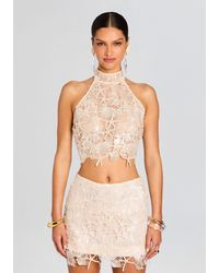 retroféte - Louelle Sequin Top - Lyst