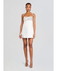 retrofte Ilona Embroidered Dress in White | Lyst
