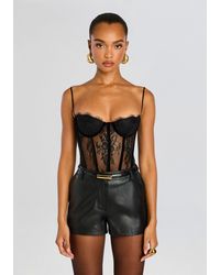 retroféte - Gisela Lace Bodysuit - Lyst