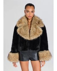 retroféte - Beso Faux Fur Jacket - Lyst