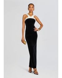 green emerald velvet dress Fontaine Bow Evening Dress main image 1