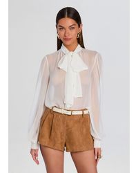 retroféte - Hasli Silk Chiffon Top - Lyst