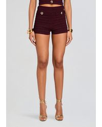 retroféte - Sandra Metallic Bandage Knit Short - Lyst