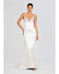 retrofte Ilona Embroidered Dress in White | Lyst