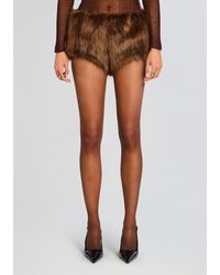 retroféte - Arista Faux Fur Short - Lyst