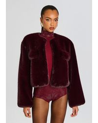 retroféte - Sparrow Faux Fur Jacket - Lyst