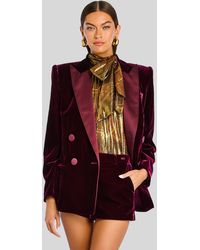 retroféte - Reffie Velvet Blazer - Lyst