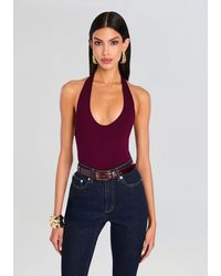 Sans Faff - Bamboo Halter Bodysuit - Lyst