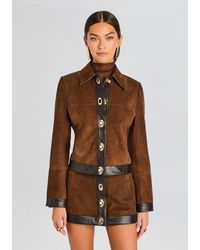 retroféte - Nanna Suede Leather Jacket - Lyst