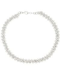 Shashi - Argent Diamond Necklace - Lyst