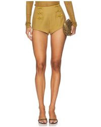 SAU LEE - Niki Crepe Short - Lyst