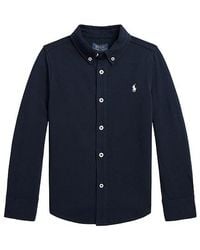 Polo Ralph Lauren - Long Sleeve Featherweight Mesh Sport Shirt - Lyst