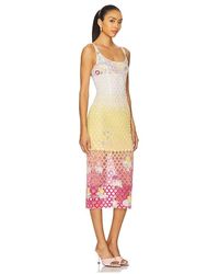aurora misty green twilight blossom embellished midi dress Aurora misty green Twilight Blossom Dress main image 0