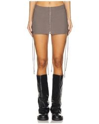Jaded London - Extreme Mini Lace Up Knit Skirt - Lyst