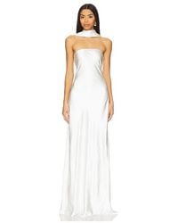 Misha - Lilia Sash Neck Maxi Dress - Lyst