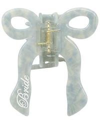 Solar Eclipse - Hand-Painted Bride Coquette Claw Hair Clip - Lyst