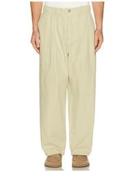 KAPPY DESIGN - Pintuck Wide Chino Pants - Lyst