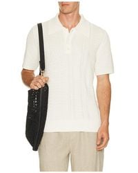 CHE - Santino Textured Polo - Lyst