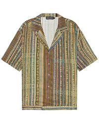 Siedres - Cosmo Resort Collar Short Sleeve Shirt - Lyst
