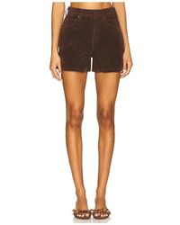 Free People - Shorts Aus Velourslederimitat Tippi - Lyst