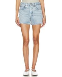 Agolde - Shorts Vintage Holgados Parker Long En Color Denim Claro Talla (También En 31, 32, 33, 34) - Lyst