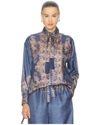 Zimmermann - Valiant Relaxed Shirt - Lyst