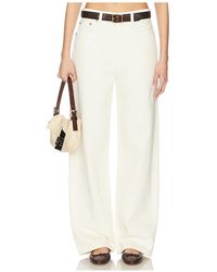 Agolde - Holgado(A) En Color Ivory Talla (También En 24, 25, 26, 27, 28, 29, 30, 31, 32) - Lyst