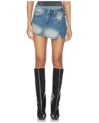 MARRKNULL - Two-Piece Denim Skirt - Lyst