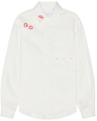 RTA - Button Front Kisses Shirt - Lyst
