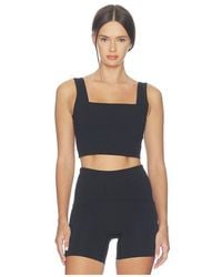 Spanx - Get Moving Cropped Square Neck Shelf Tank Top - Lyst