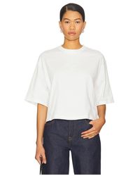 Anine Bing - Myers Cropped Tee - Lyst
