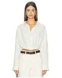 Denimist - Twisted Front Shirt - Lyst