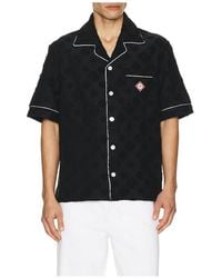 CASABLANCA - Towelling Monogram Shirt - Lyst