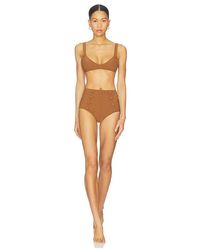 Lisa Marie Fernandez - Magdalena High Waist Bikini Set - Lyst
