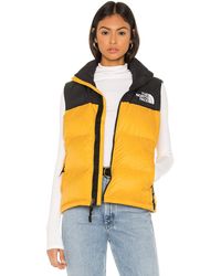The North Face Chaleco 1996 retro nuptse - Amarillo