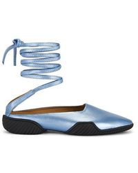 Miista - Nettie Lace Up Baillerina Flat - Lyst