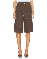 ALIGNE - Arden Suede Culotte - Lyst